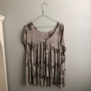 American Eagle Soft & Sexy Peplum Top